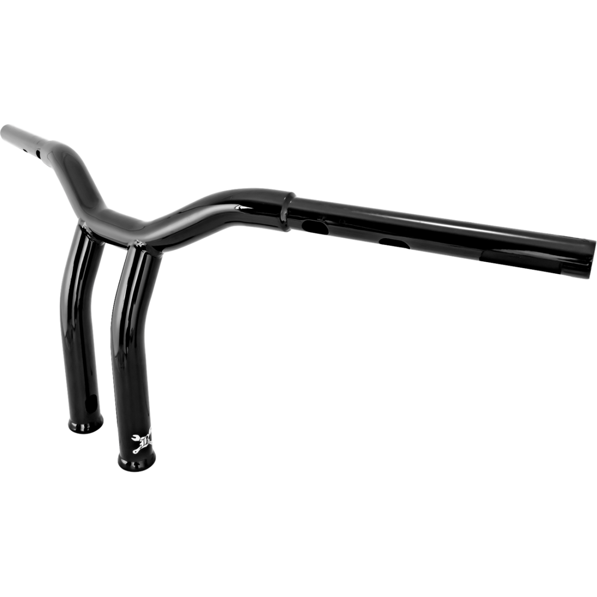 BURLY BRAND - Dominator Handlebars - Black 10" - view 3 - Handlebars - MetalCore Harley Supply