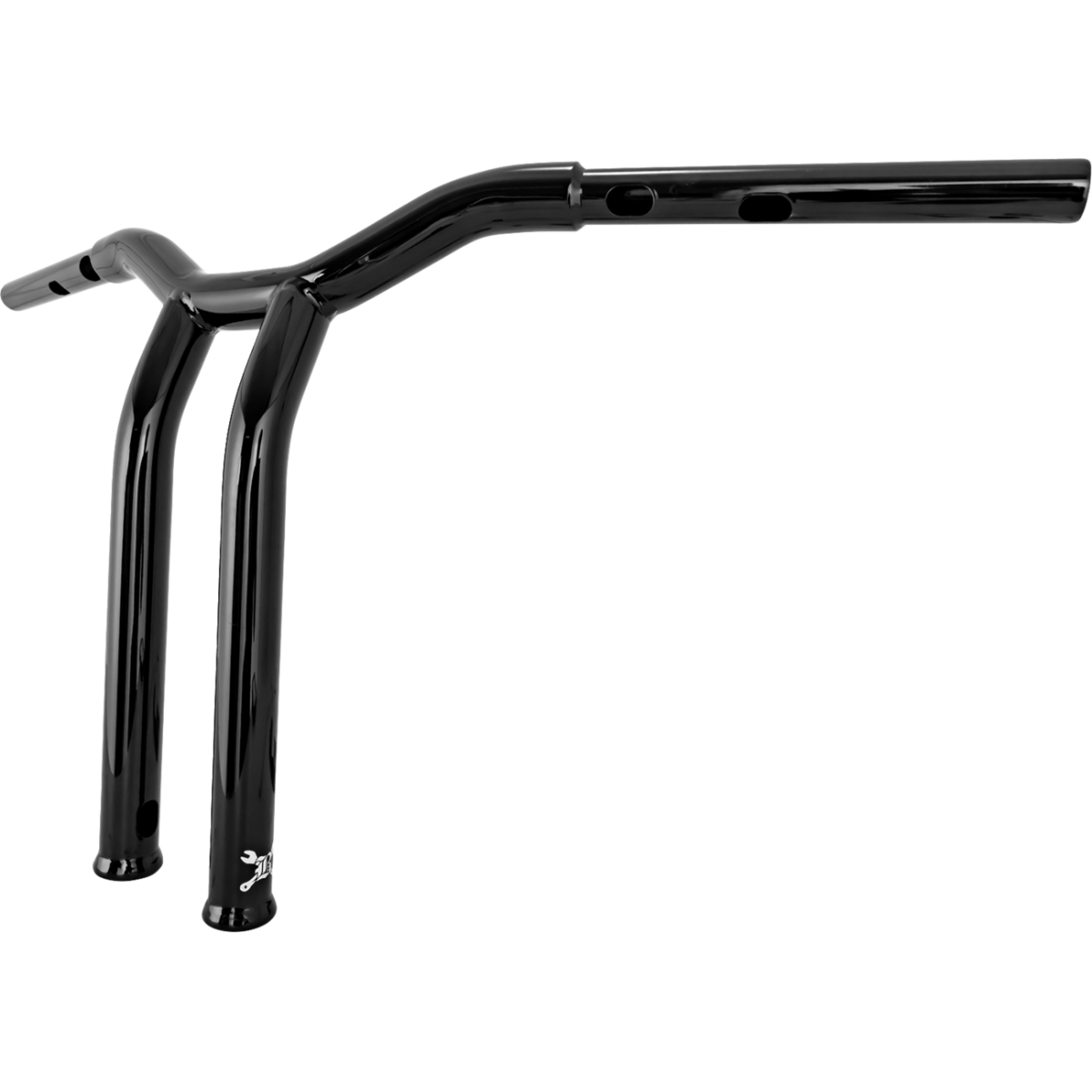BURLY BRAND - Dominator Handlebars - Black 14" - view 2 - Handlebars - MetalCore Harley Supply