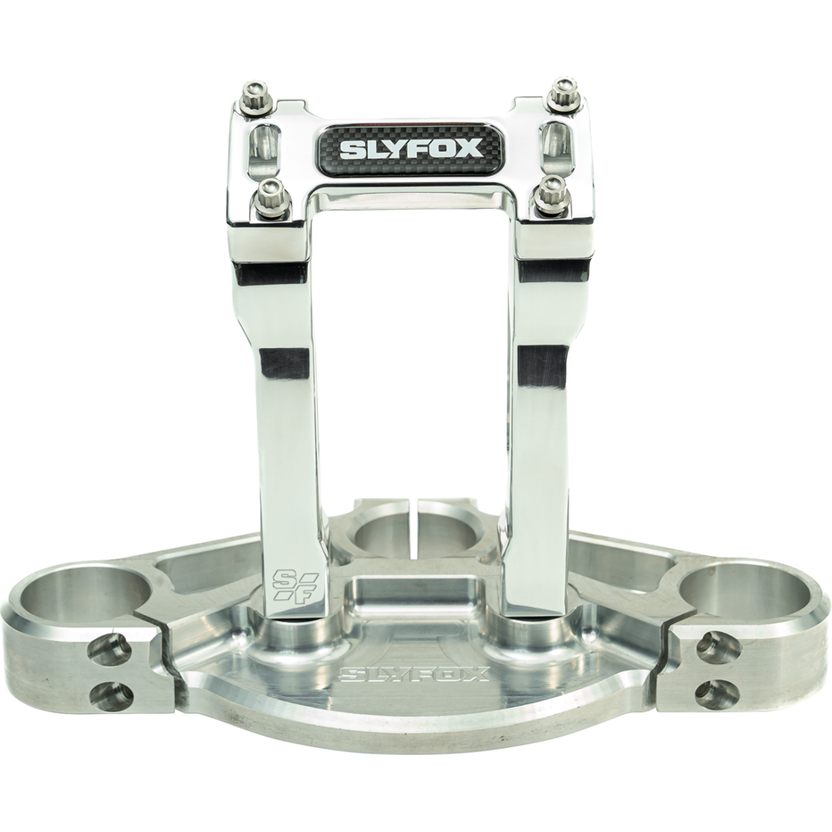 SLYFOX - Handlebar Riser Kit - Straight 6" Raw 1-1/8 inch - Risers - MetalCore Harley Supply