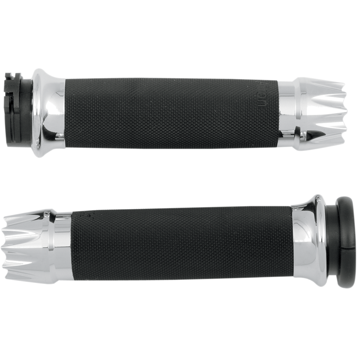 AVON GRIPS - Excalibur Custom Grips - Chrome '82-'17 - Grips - MetalCore Harley Supply