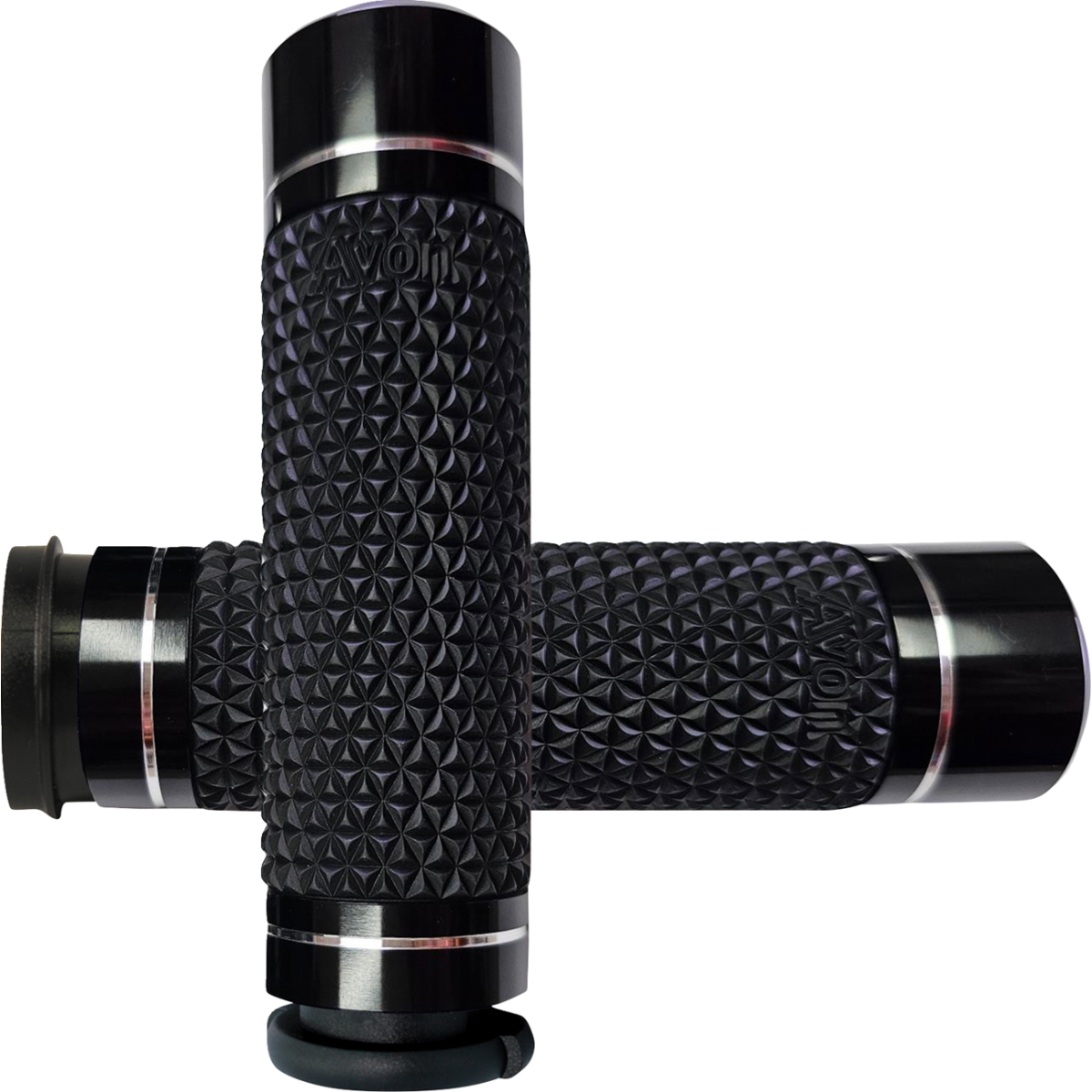 AVON GRIPS - Avon K25 Grips - Black Anodized '08-'25 - Grips - MetalCore Harley Supply
