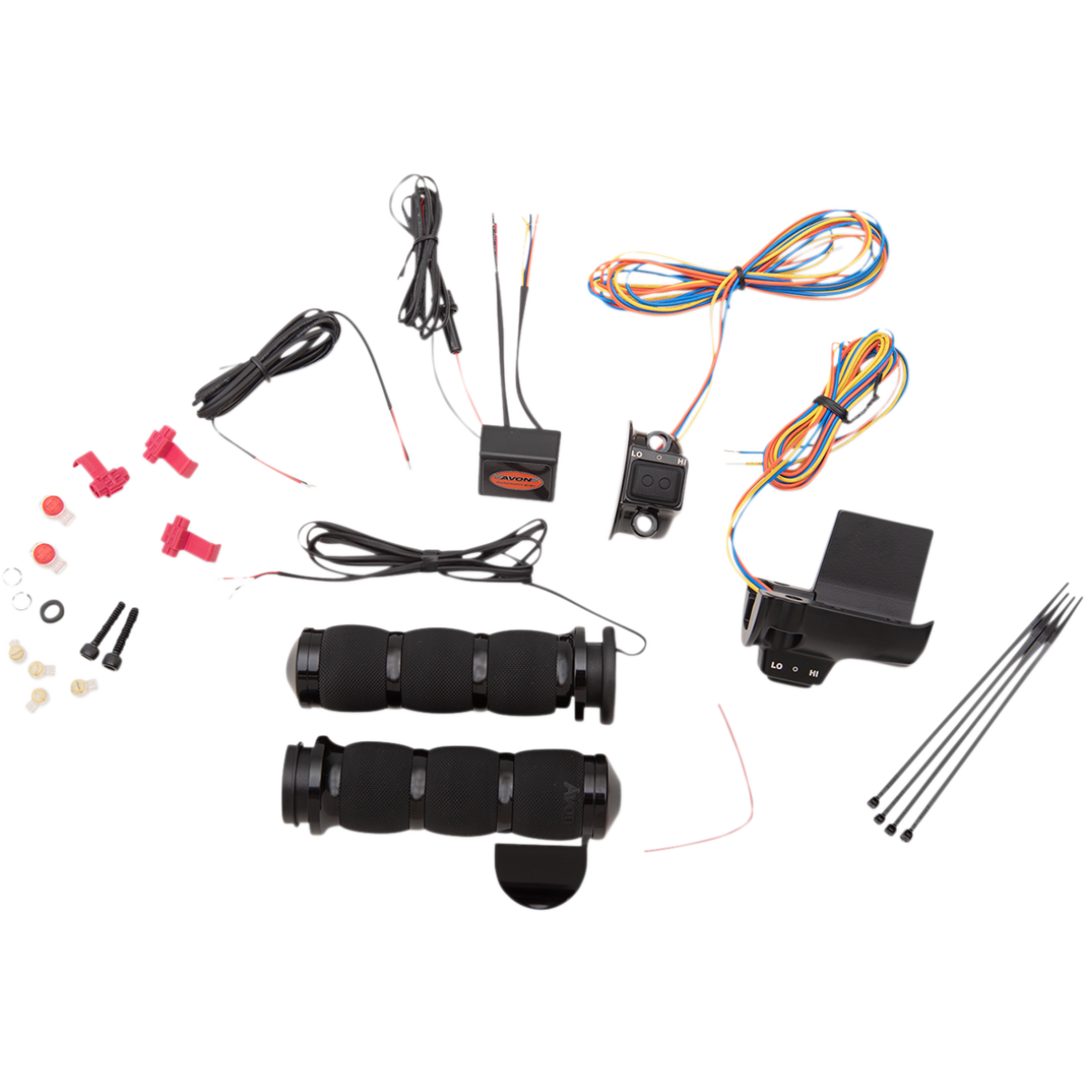 AVON GRIPS - FLTRX Heated Grips - Throttle Boss Black - Grips - MetalCore Harley Supply