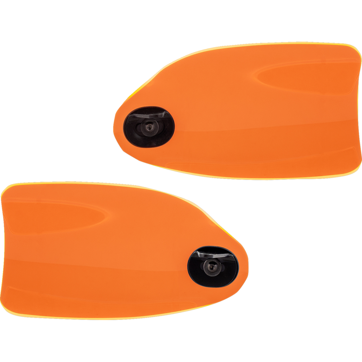 KLOCK WERKS - Ice Flare Hand Guards - Orange Ice - Hand Guards - MetalCore Harley Supply