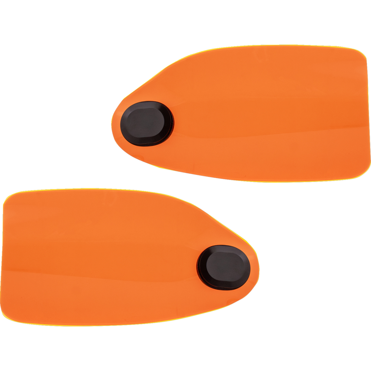 KLOCK WERKS - Ice Flare Hand Guards - Orange Ice - view 2 - Hand Guards - MetalCore Harley Supply
