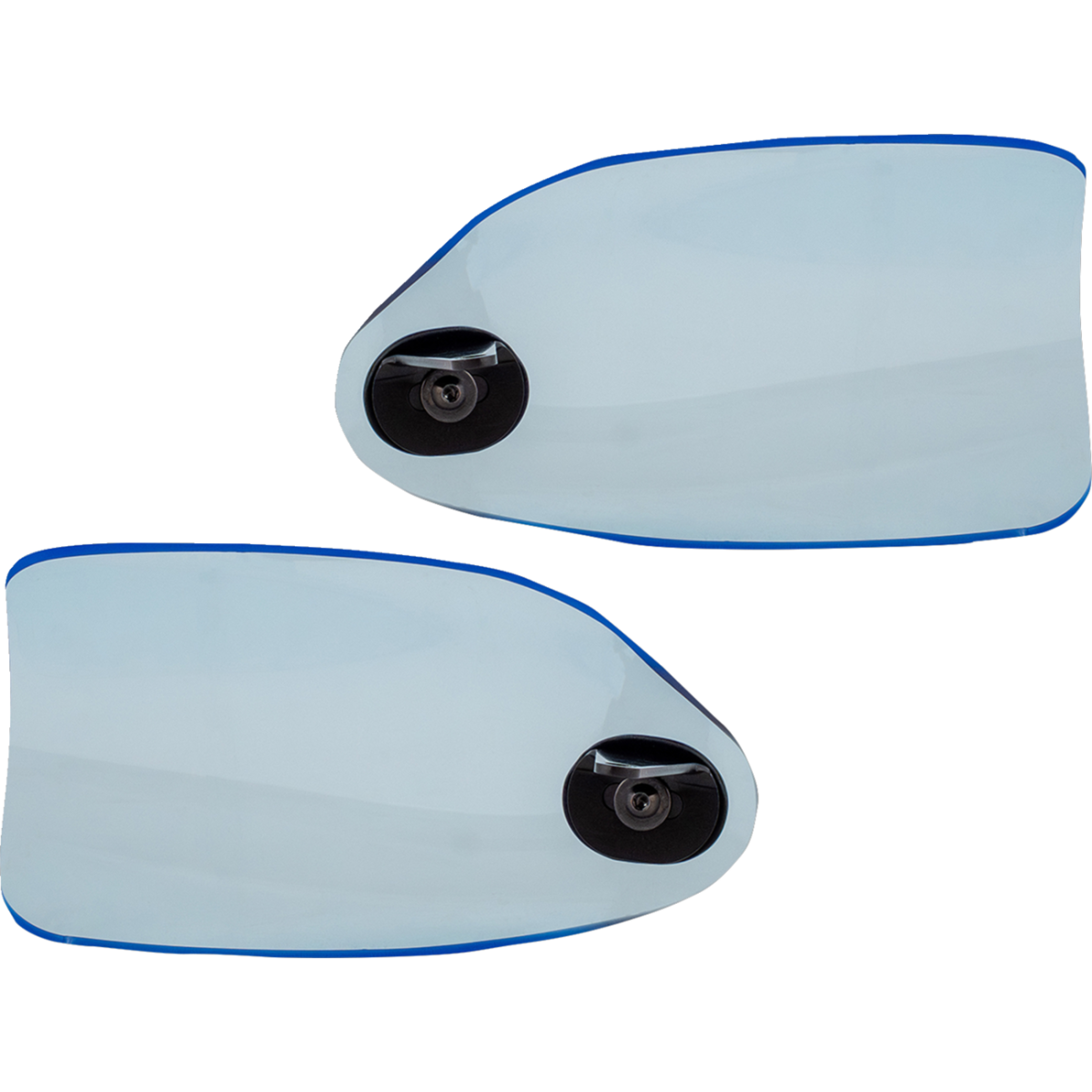 KLOCK WERKS - Ice Flare Hand Guards - Blue Ice - view 2 - Hand Guards - MetalCore Harley Supply