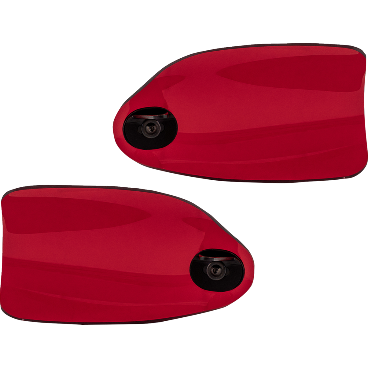 KLOCK WERKS - Kolor Flare Hand Guards - Red - view 3 - Hand Guards - MetalCore Harley Supply