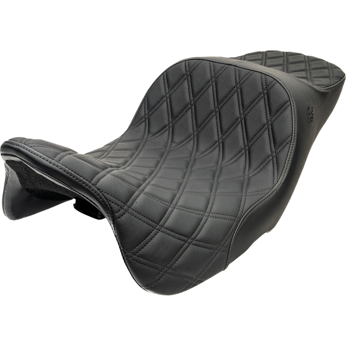 SLYFOX - Chariot 2-Up Seat - Black Diamond '09-'25 - Seats - MetalCore Harley Supply