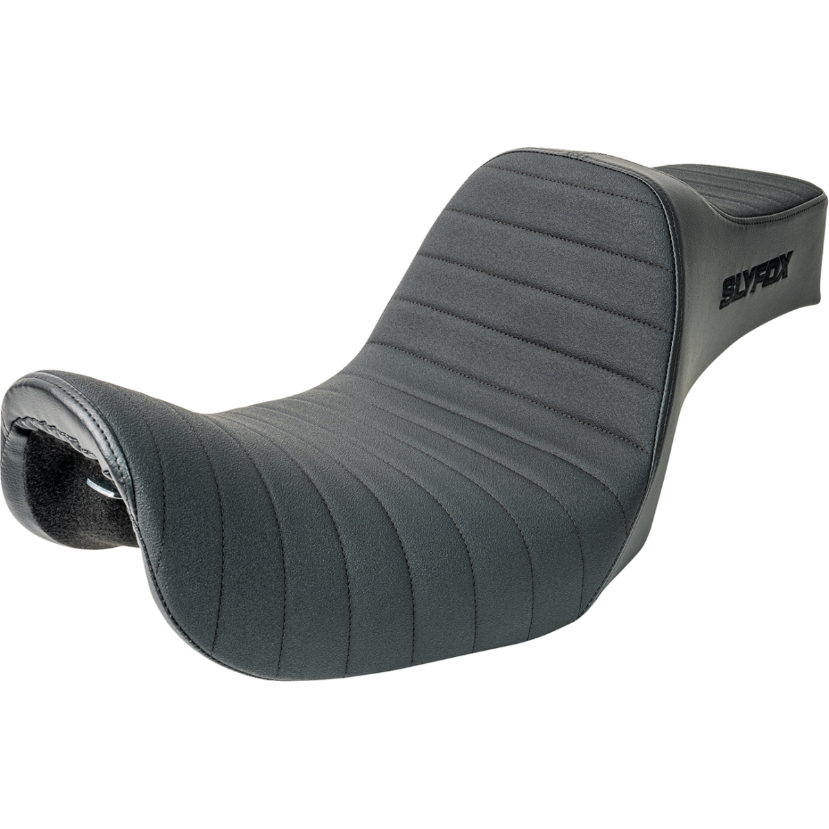 SLYFOX - High Noon 2-Up Seat - Black Logo Classic '96-'03 - Seats - MetalCore Harley Supply