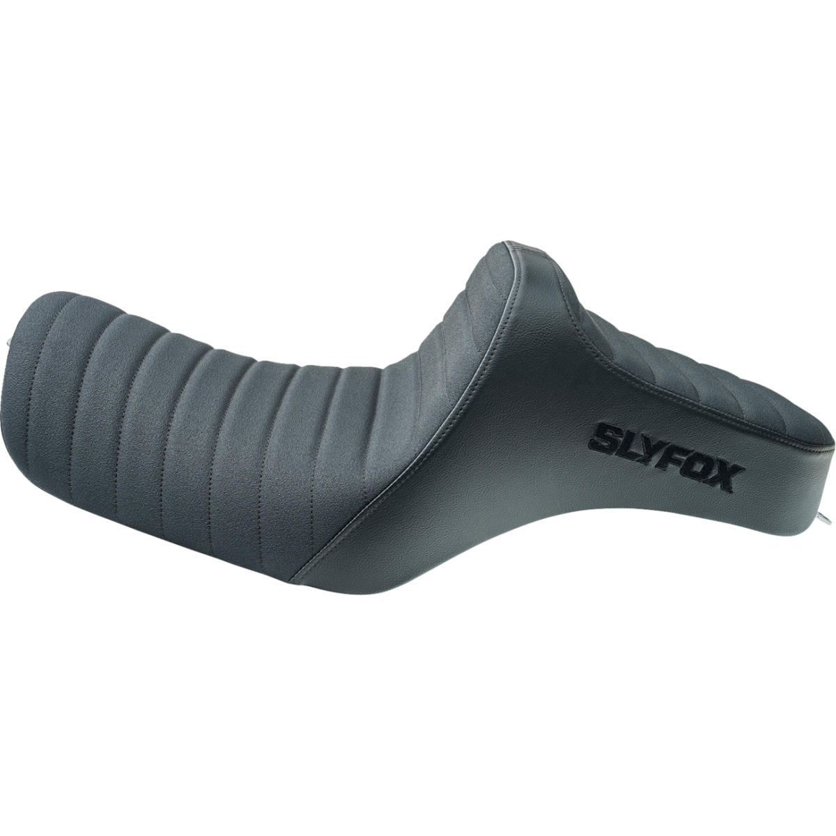 SLYFOX - High Noon 2-Up Seat - Black Logo Classic '04-'22 - Seats - MetalCore Harley Supply