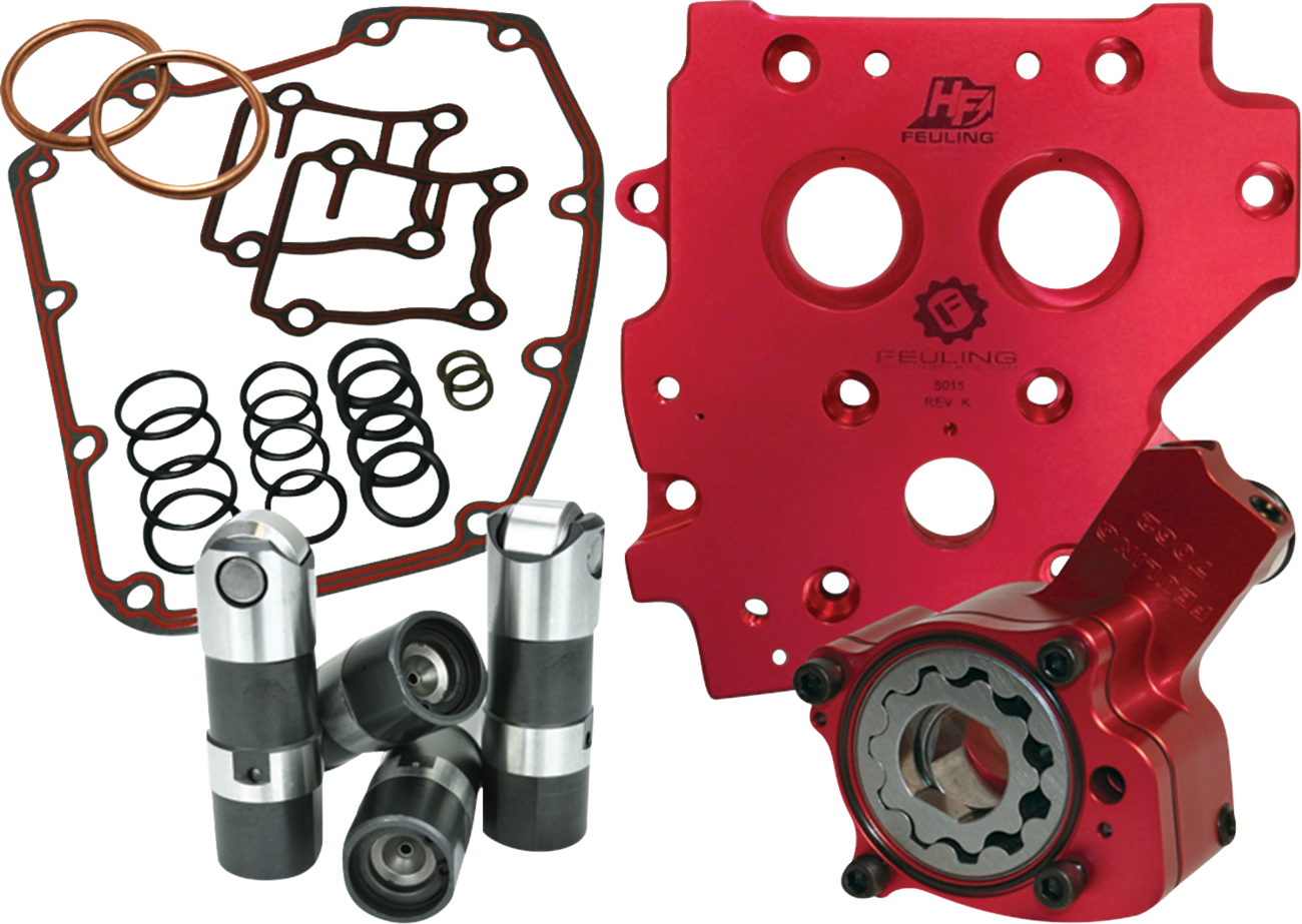 FEULING - Race Series Oil System Packs - Short-Travel - View 2 - MetalCore Harley Supply