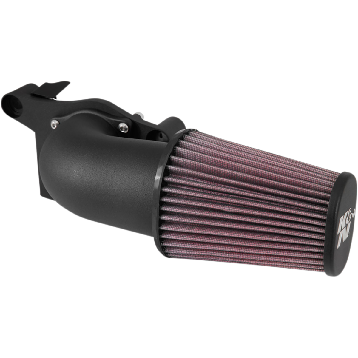 K&N Filters - Aircharger Mandrel-Bent Intake - Black - Air Filters - MetalCore Harley Supply