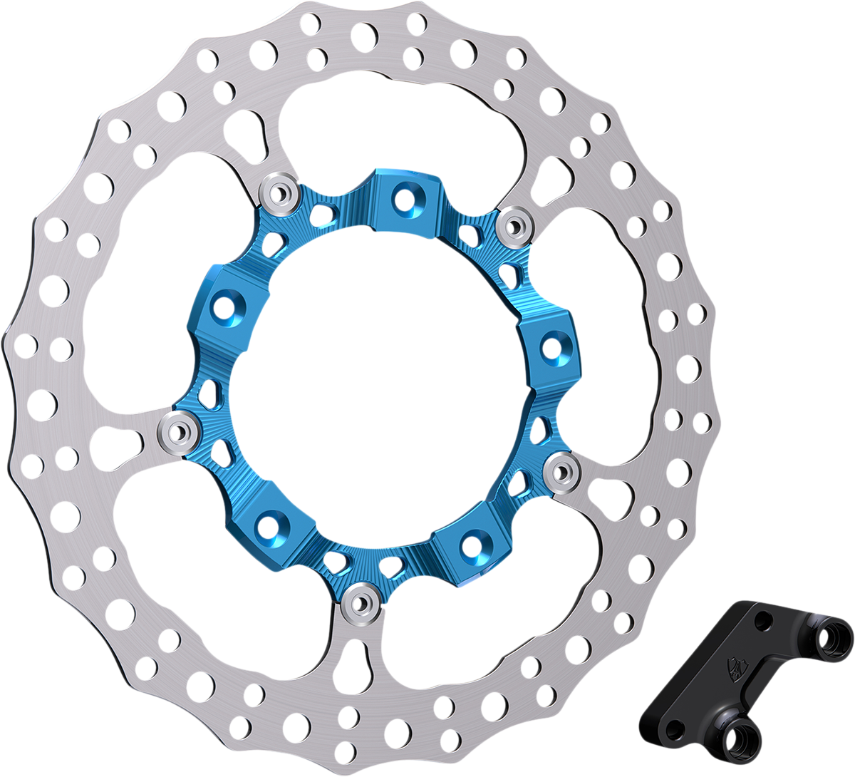 ARLEN NESS-Big Brake 14" Full Floating Brake Rotor Kits / '14-'22 Bagger-Rotors-MetalCore Harley Supply