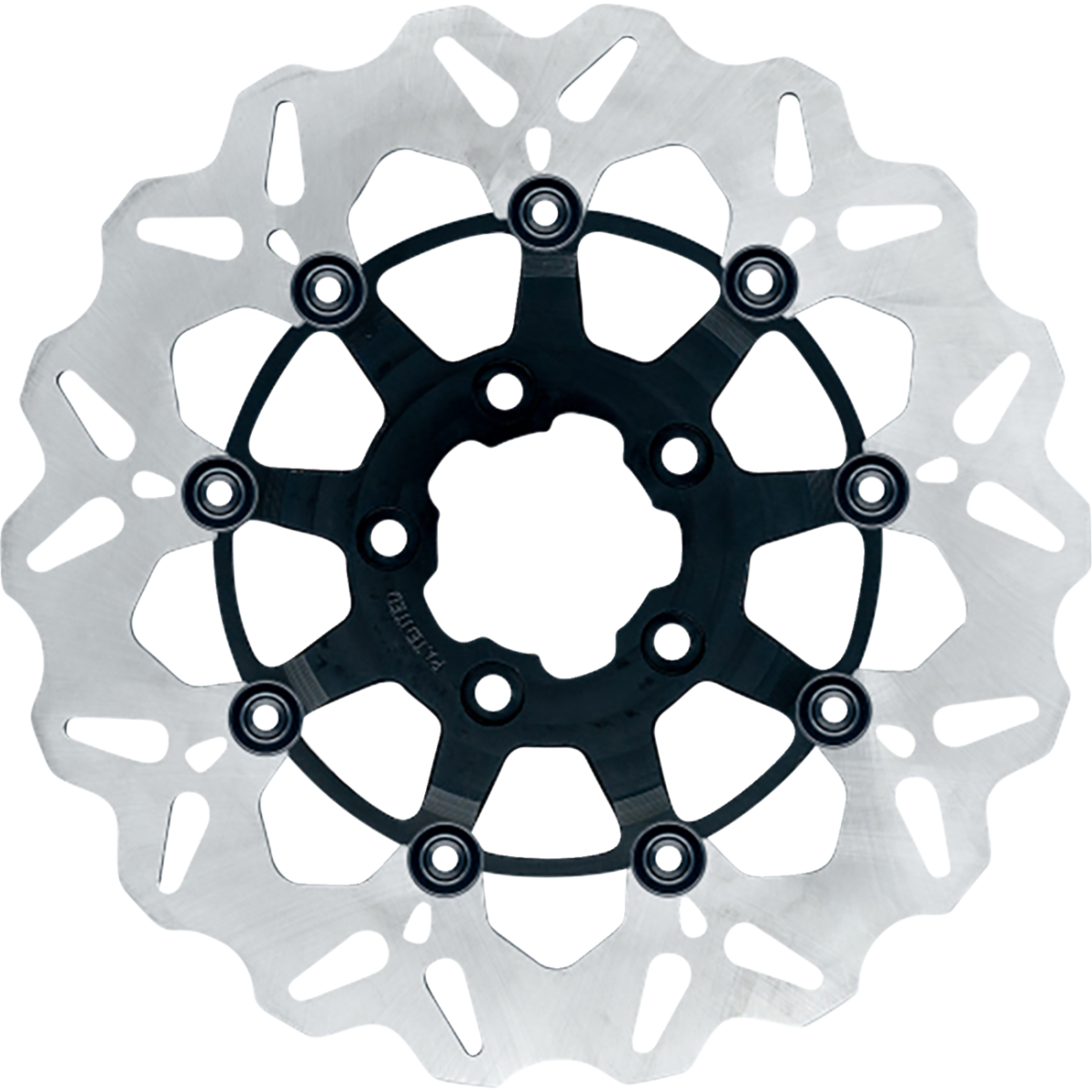 GBRAKES Stainless Rear Brake Rotor '09-'16 - Black - MetalCore Harley Supply
