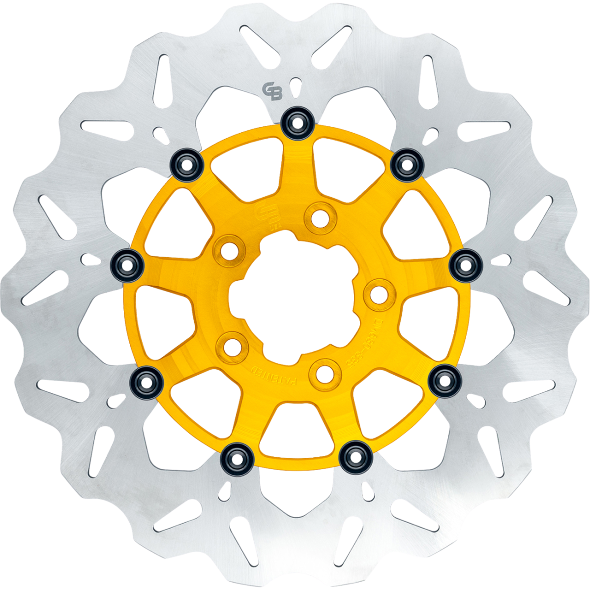 GBRAKES Stainless Front Brake Rotor '08-'25 - Gold - MetalCore Harley Supply