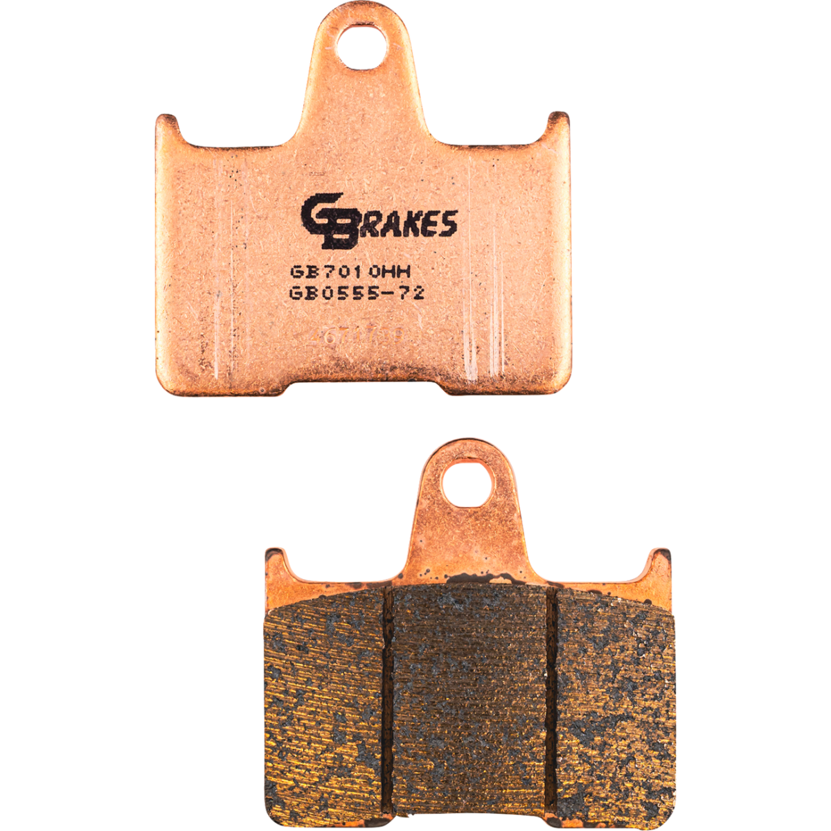 GBRAKES HH Sintered Brake Pads - Rear, '14-'22 XL (except RH Sportster) - MetalCore Harley Supply