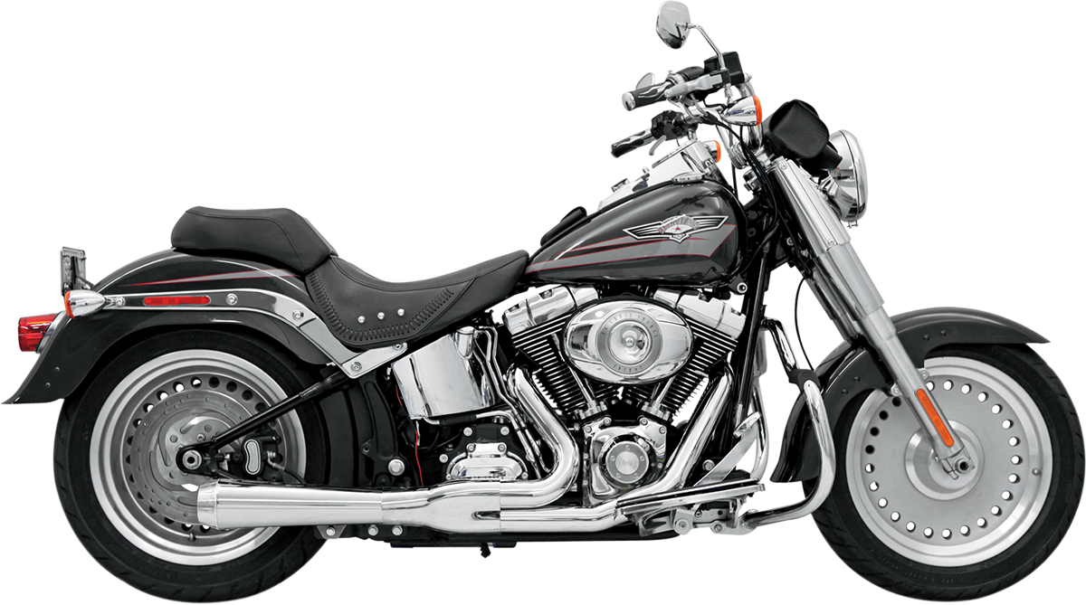2:1 Exhaust - Black - Softail