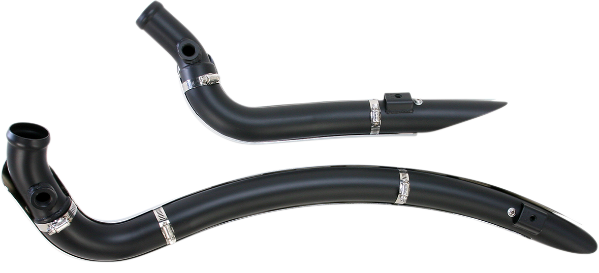 Sweeper Exhaust - Black/Chrome