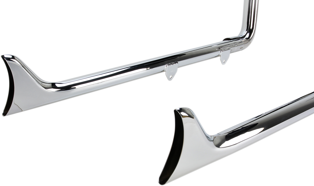 True Duals Exhaust System with Fishtail Mufflers - 36"