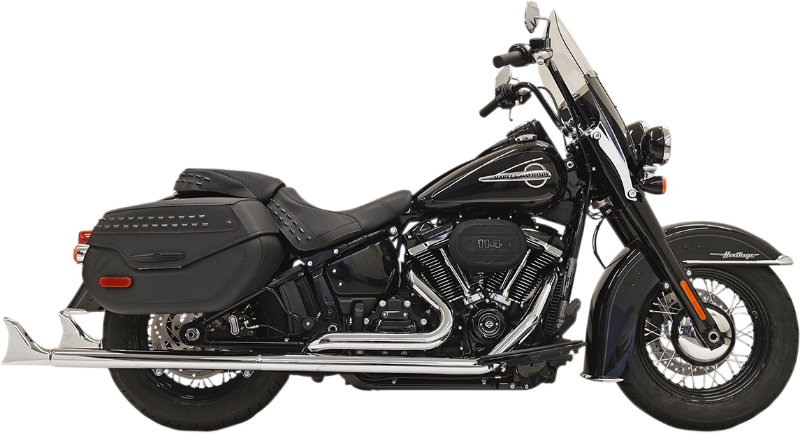 Fishtail Exhaust with Baffle - 33"