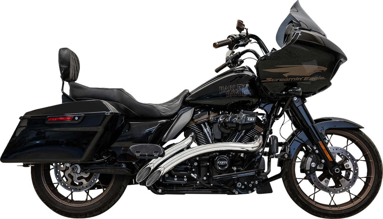 Sweeper Radial Exhaust System with Heat Shields