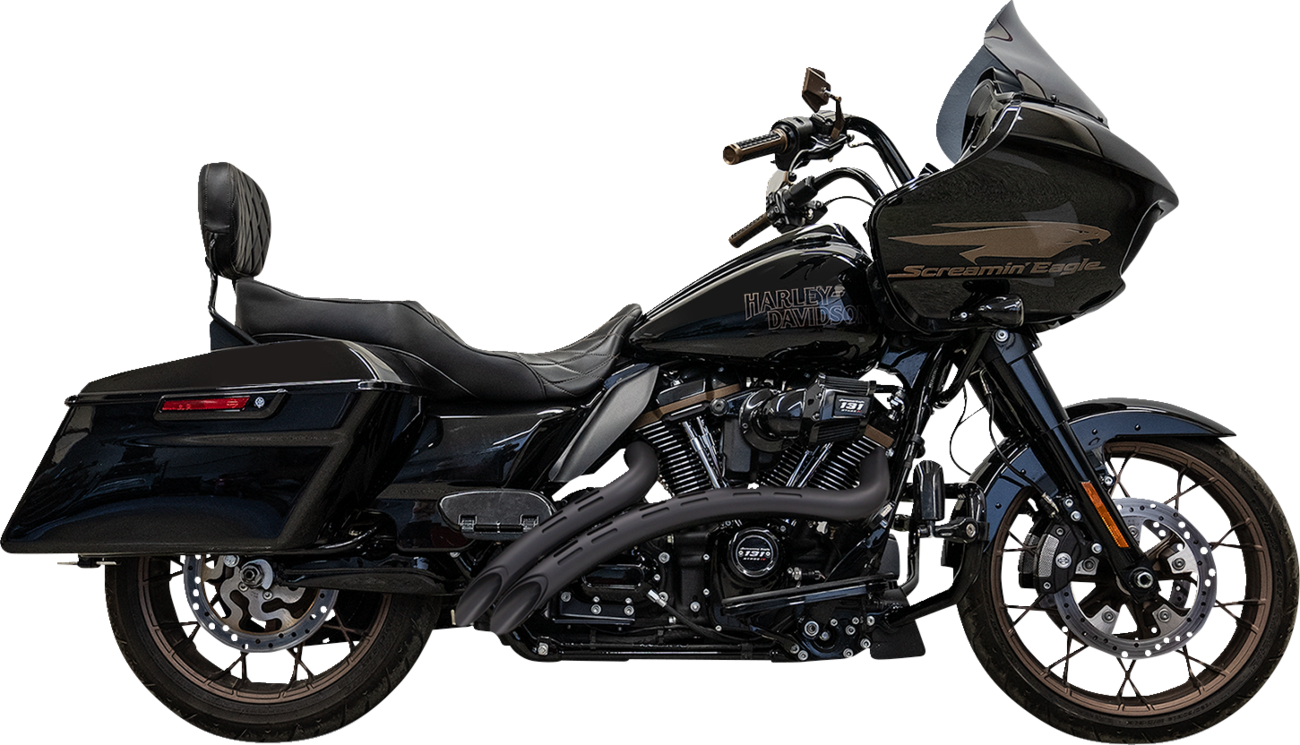 Sweeper Radial Exhaust System with Slotted Heat Shields