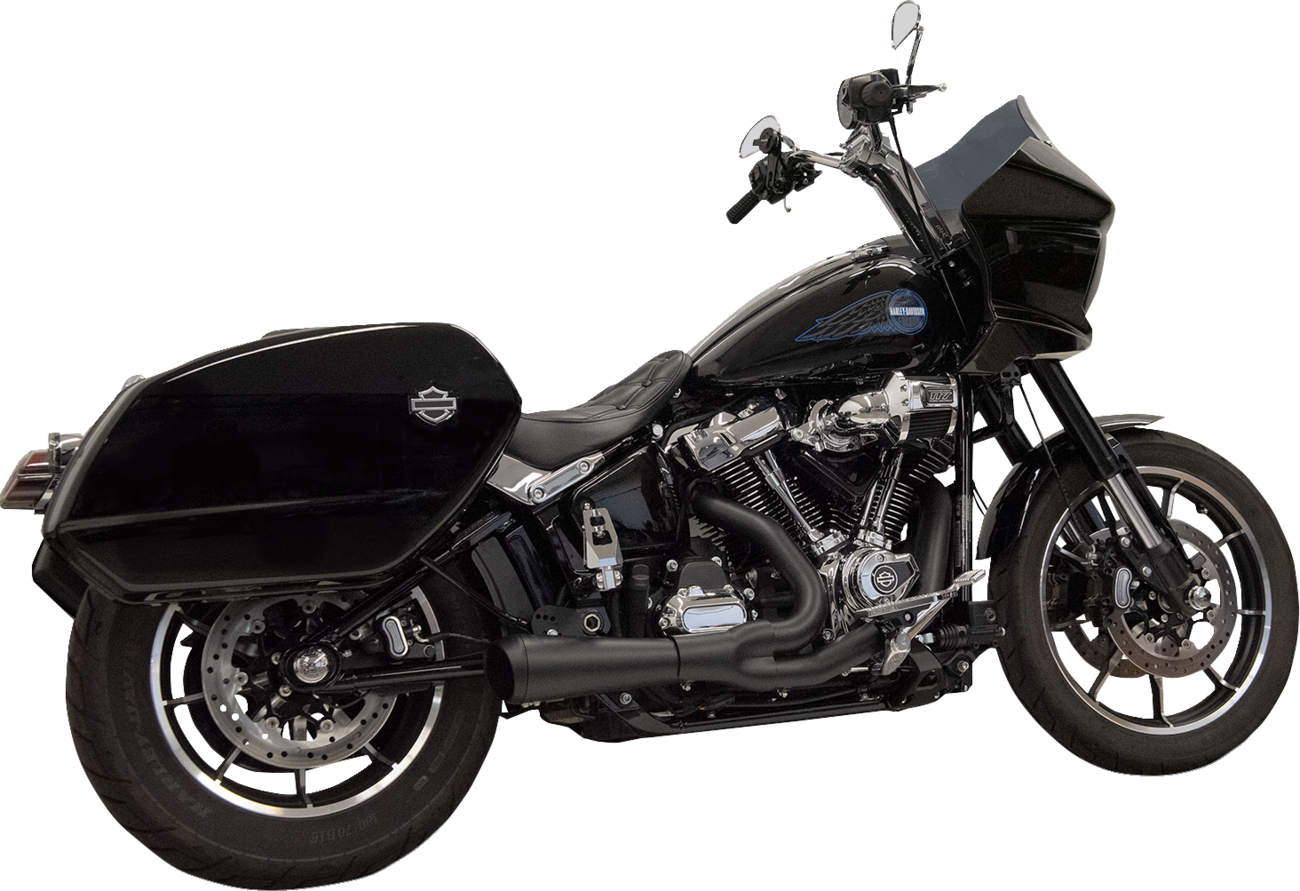 2-into-1 Ripper Exhaust System with Megaphone Muffler - Short