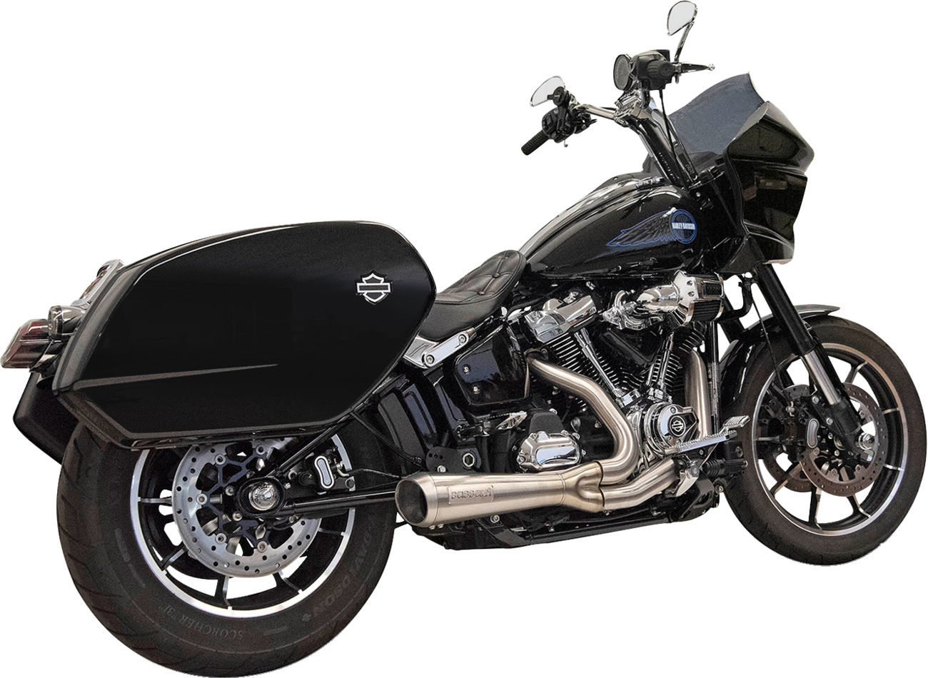 2-into-1 Ripper Exhaust System with Megaphone Muffler - Short