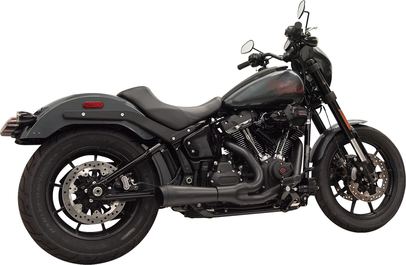 2-into-1 The Ripper Exhaust System with Megaphone Muffler - Short