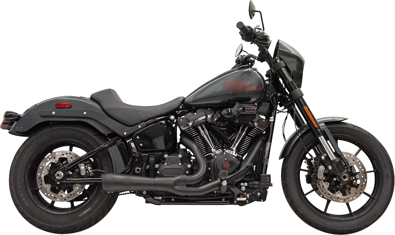 2-into-1 The Ripper Exhaust System with Megaphone Muffler - Short