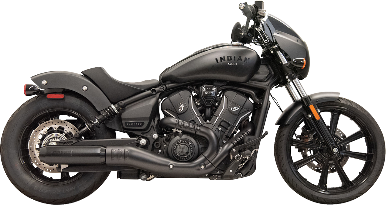 4" Slip-On Muffler with Billet End Cap - Scout