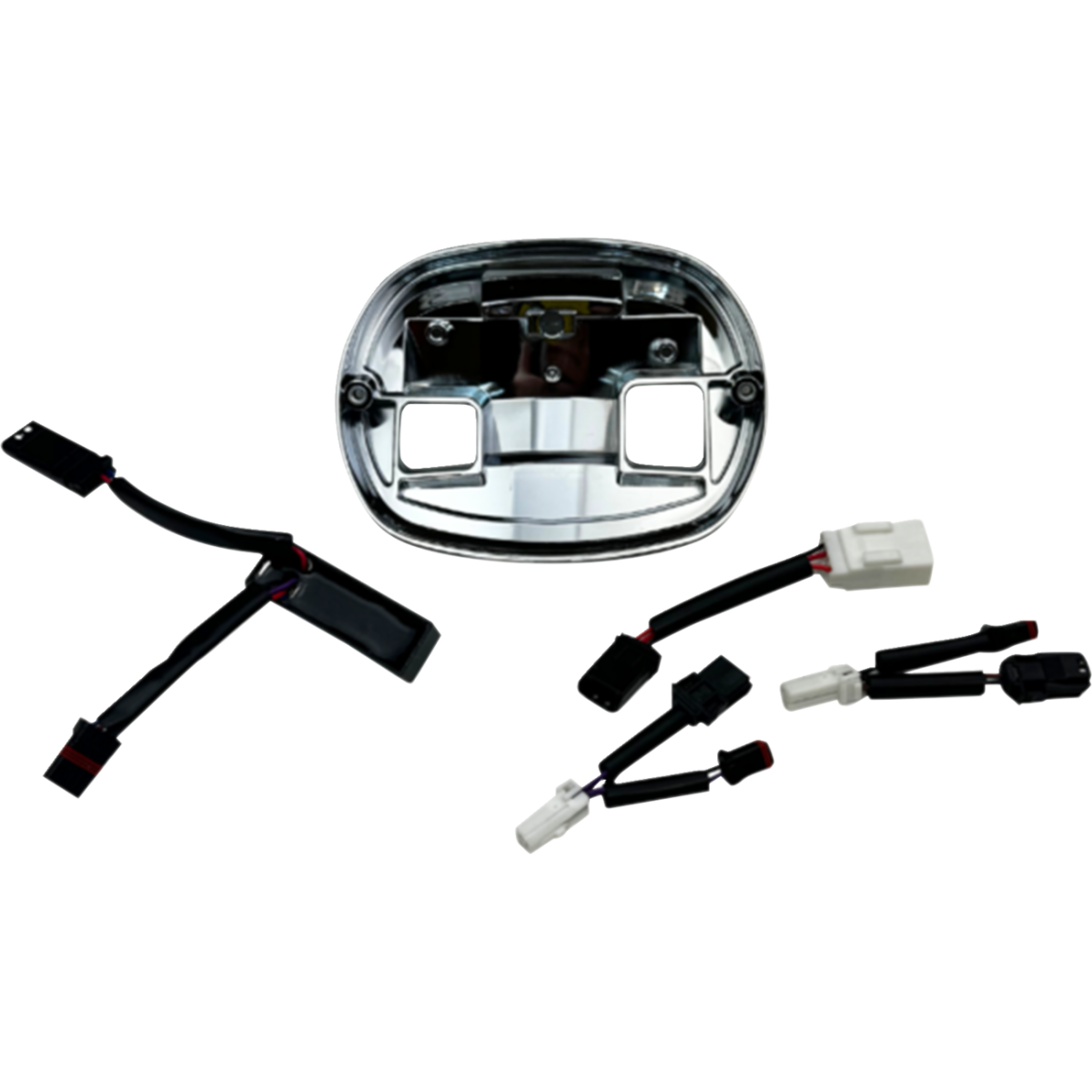 CUSTOM DYNAMICS - Taillight Base Plate / '25 FLHCS, FXLRS, FXLRST - Chrome - MetalCore Harley Supply