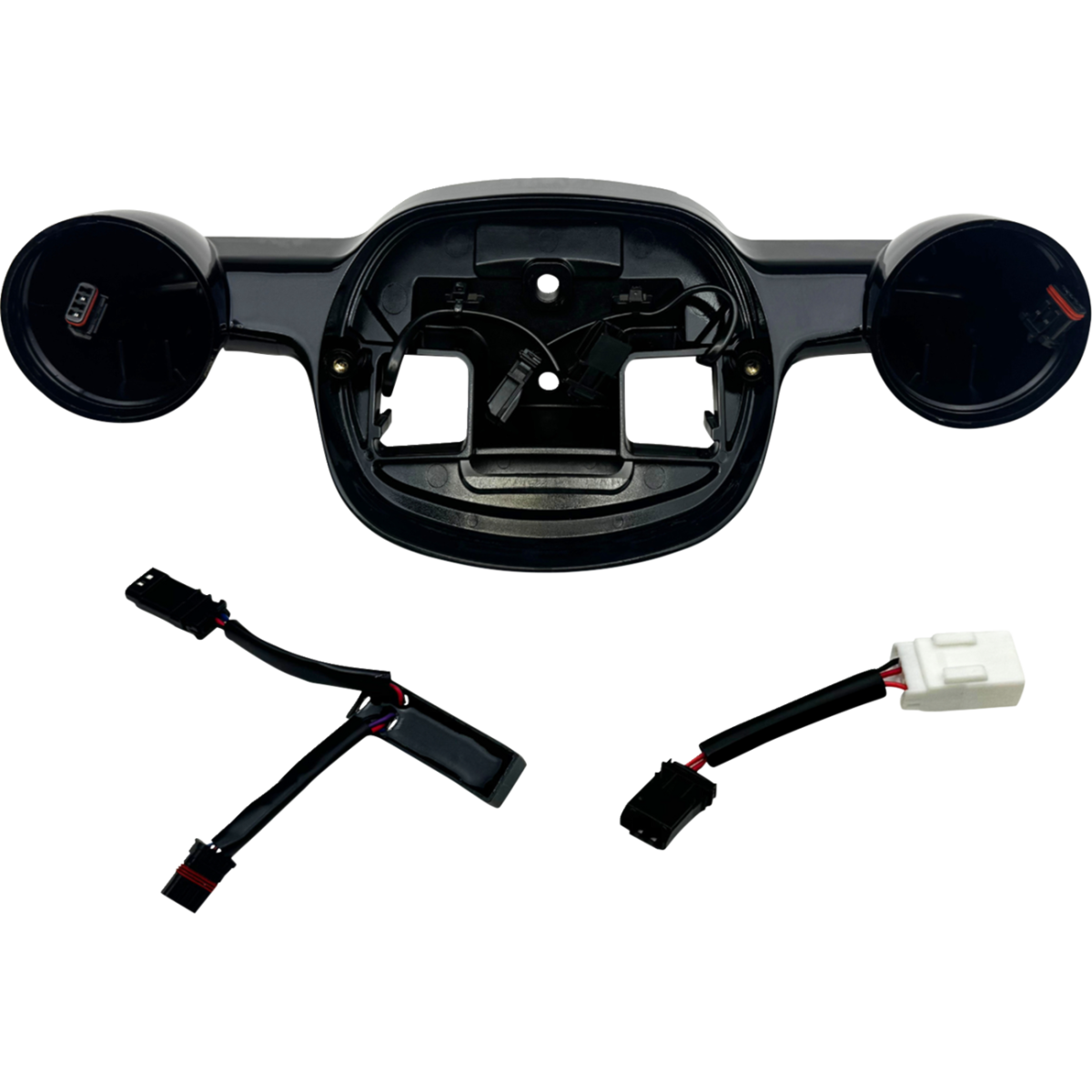 CUSTOM DYNAMICS - Taillight and Turn Signal Baseplate / '22-'25 Low Rider - Black - MetalCore Harley Supply