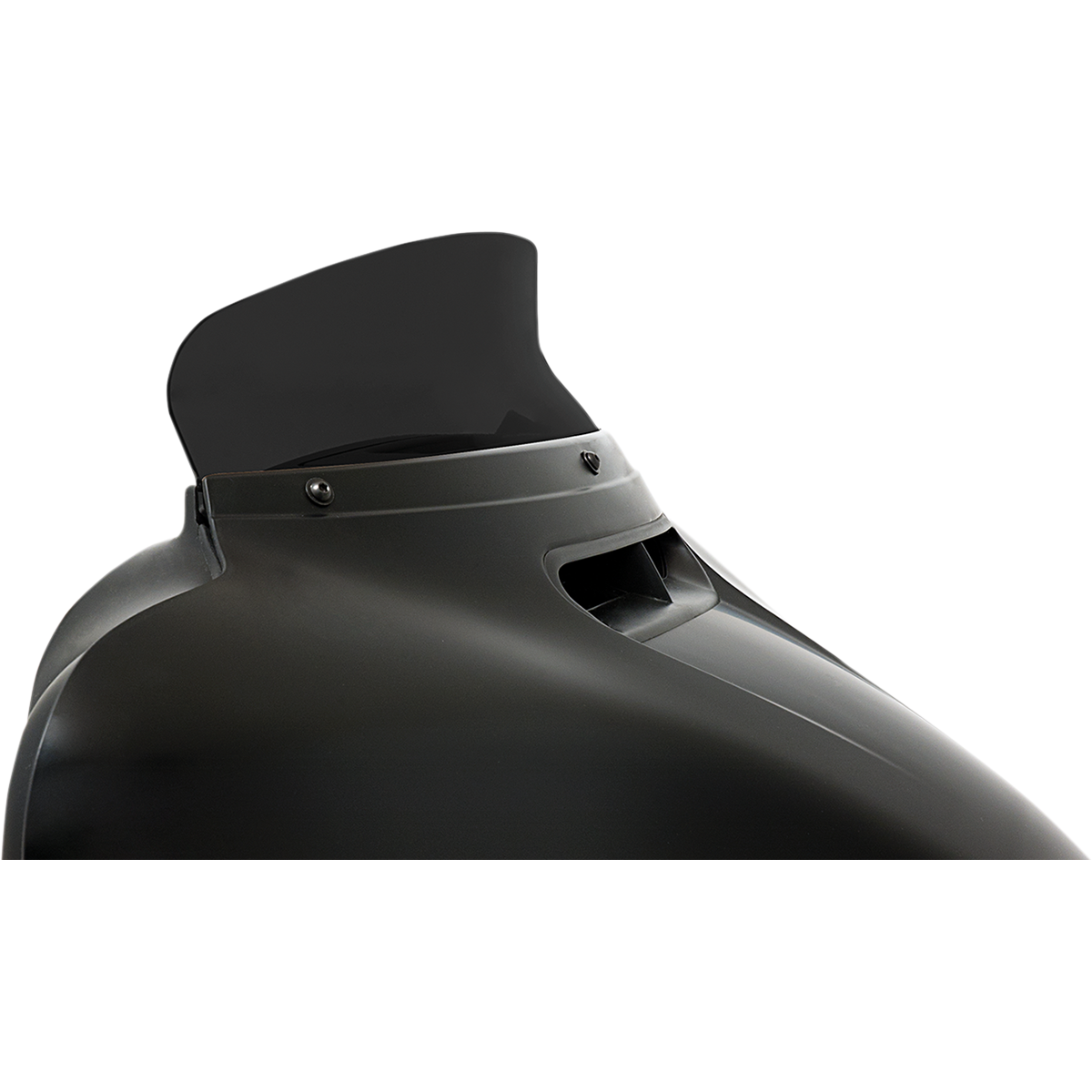 MEMPHIS SHADES - Spoiler Windshield for OEM Fairings - '14-'23 Batwing - 4.5" - Dark black smoke - MetalCore Harley Supply
