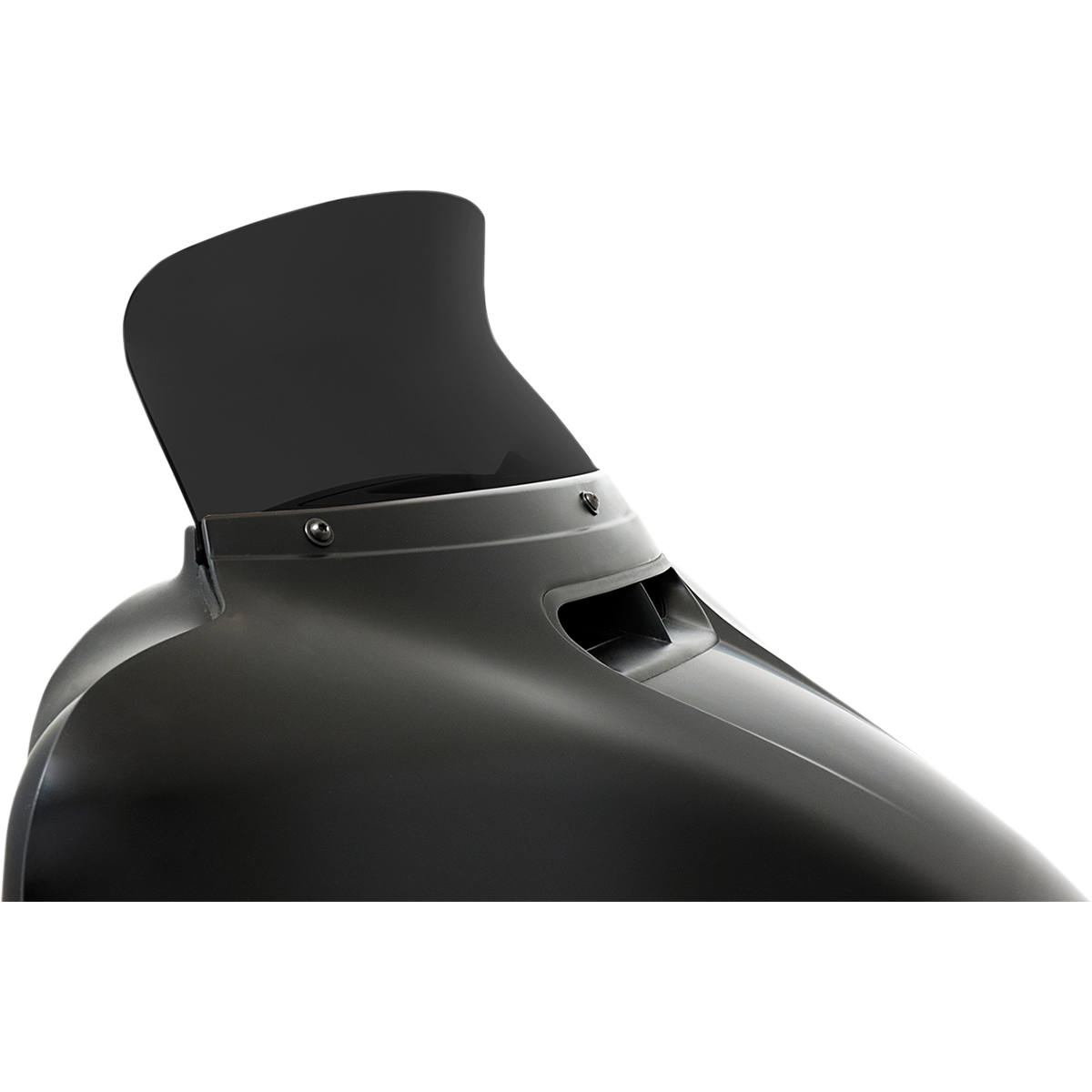 MEMPHIS SHADES - Spoiler Windshield for OEM Fairings - '14-'23 Batwing - 6.5" - Dark black smoke - MetalCore Harley Supply