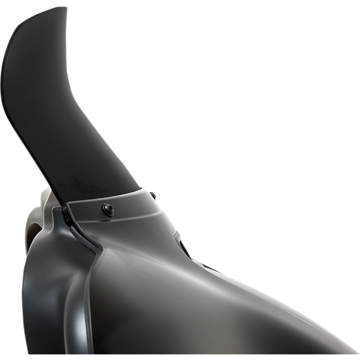 MEMPHIS SHADES - Spoiler Windshield for OEM Fairings - '14-'23 Batwing - 8.5" - Dark black smoke - MetalCore Harley Supply...