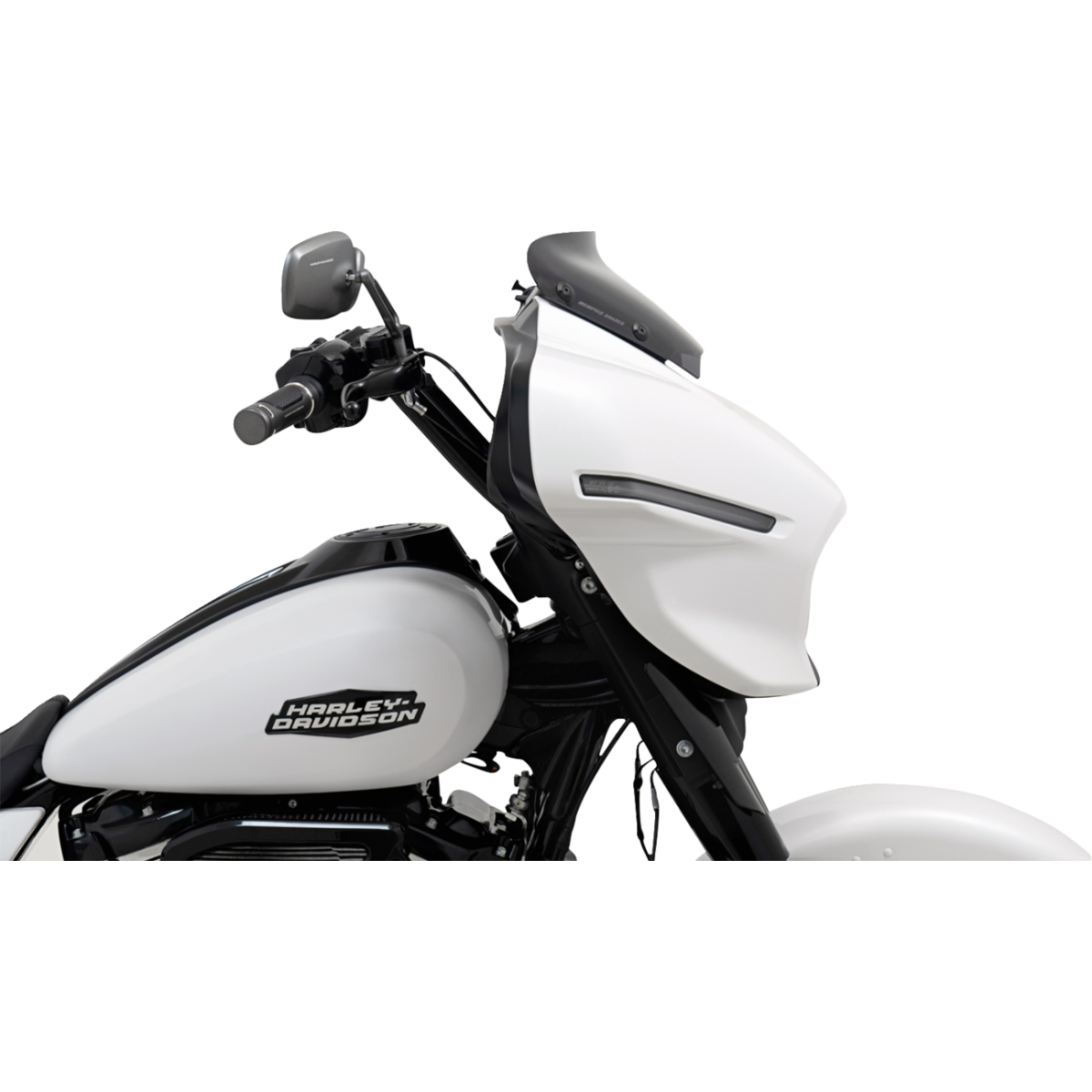 MEMPHIS SHADES - Spoiler Windshield - '24-'25 Street Glide - 2" - Dark black smoke - MetalCore Harley Supply - View 3