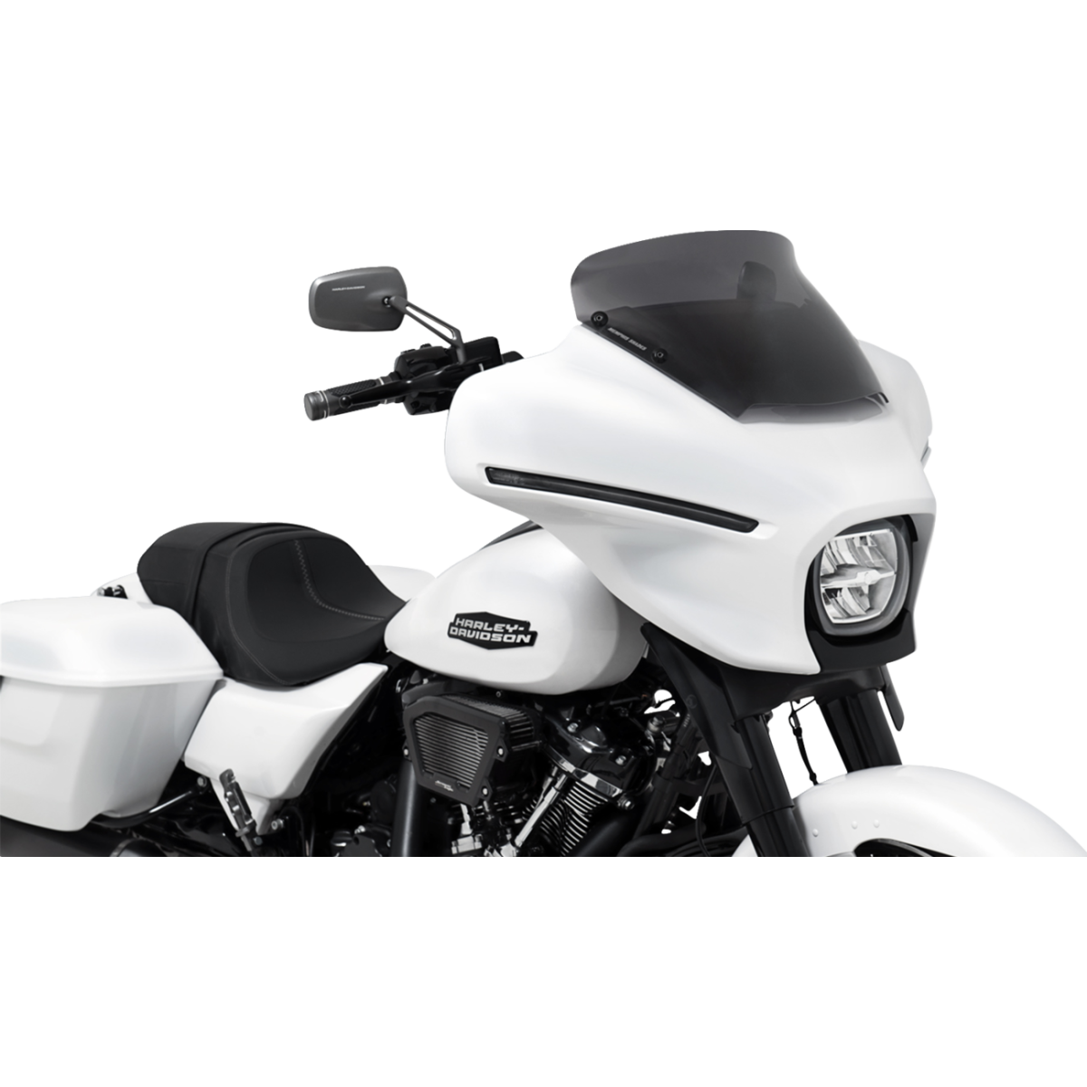MEMPHIS SHADES - Spoiler Windshield - '24-'25 Street Glide - 4" - Dark black smoke - MetalCore Harley Supply - View 4