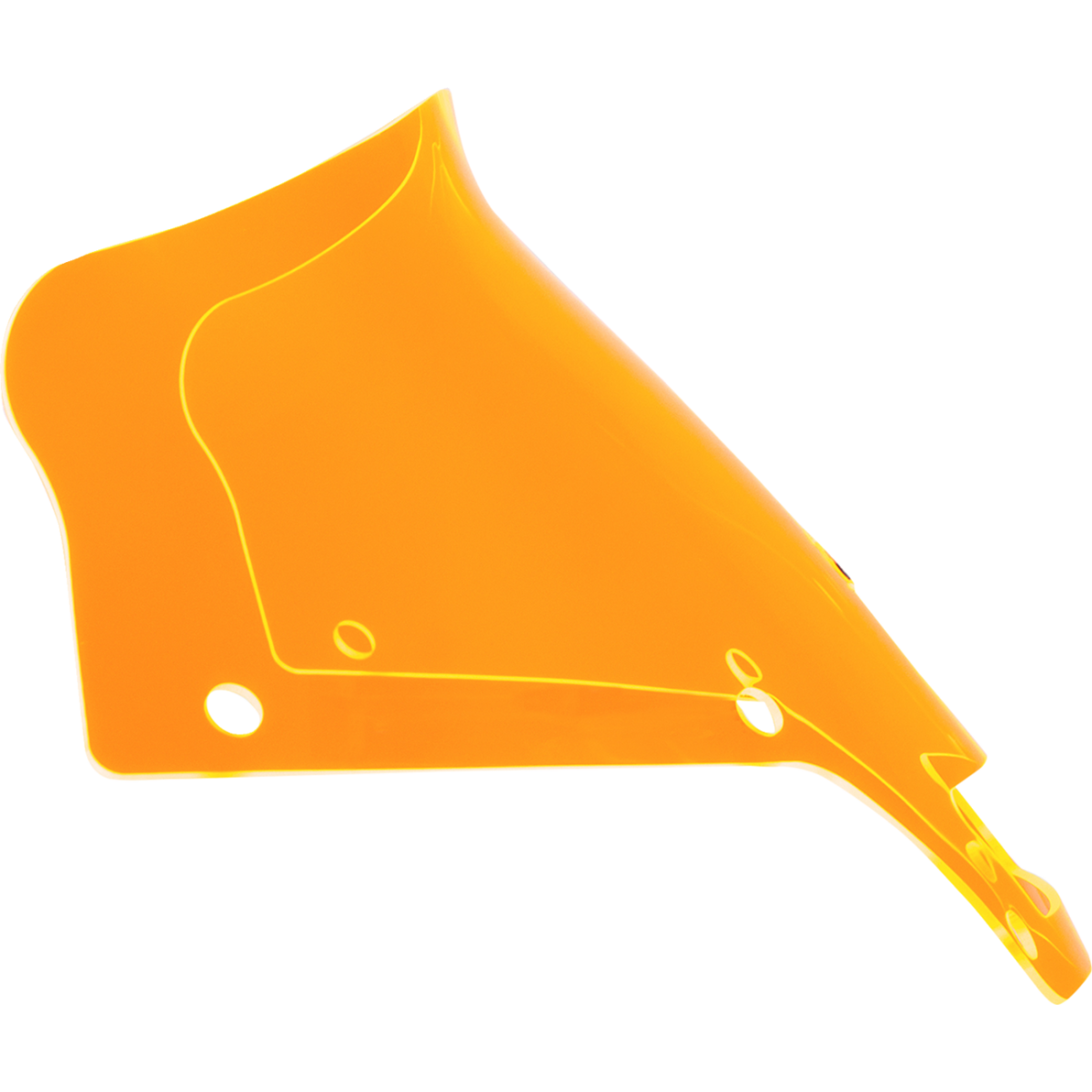 KLOCK WERKS - Ice Kolor Flare Windshields - 6" Orange Ice - Windshields - MetalCore Harley Supply