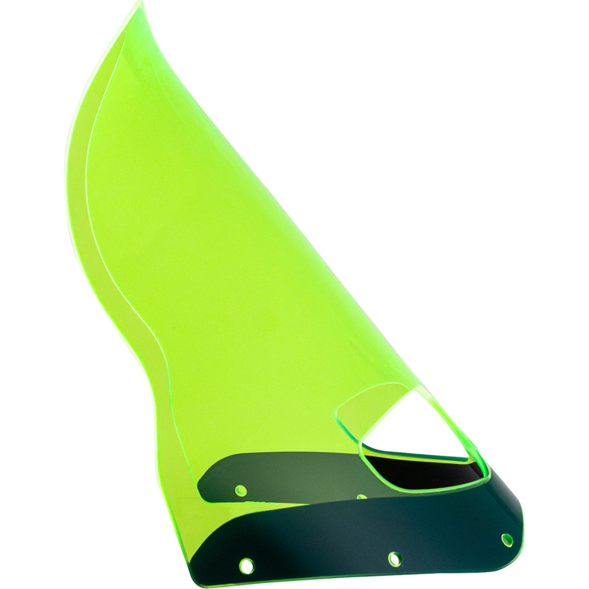 KLOCK WERKS - Ice Flare Windshield - Green Ice - Memphis Shades Road Warrior Fairing - MetalCore Harley Supply