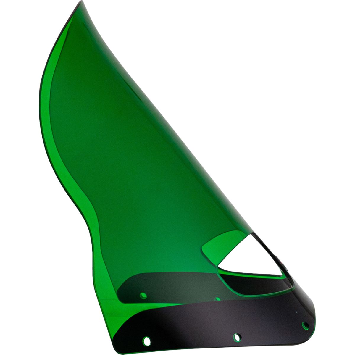 KLOCK WERKS - Kolor Flare Windshield - Green - Memphis Shades Road Warrior Fairing - MetalCore Harley Supply