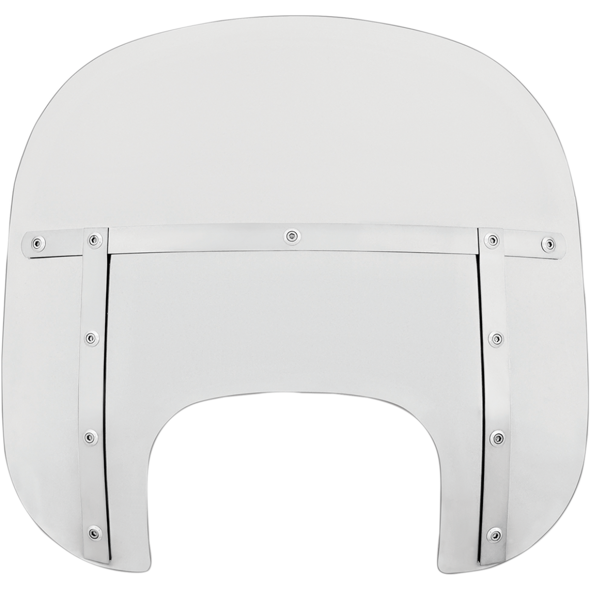 MEMPHIS SHADES - Memphis Fats Windshield M8 Fat Boy - 13" - Clear - MetalCore Harley Supply
