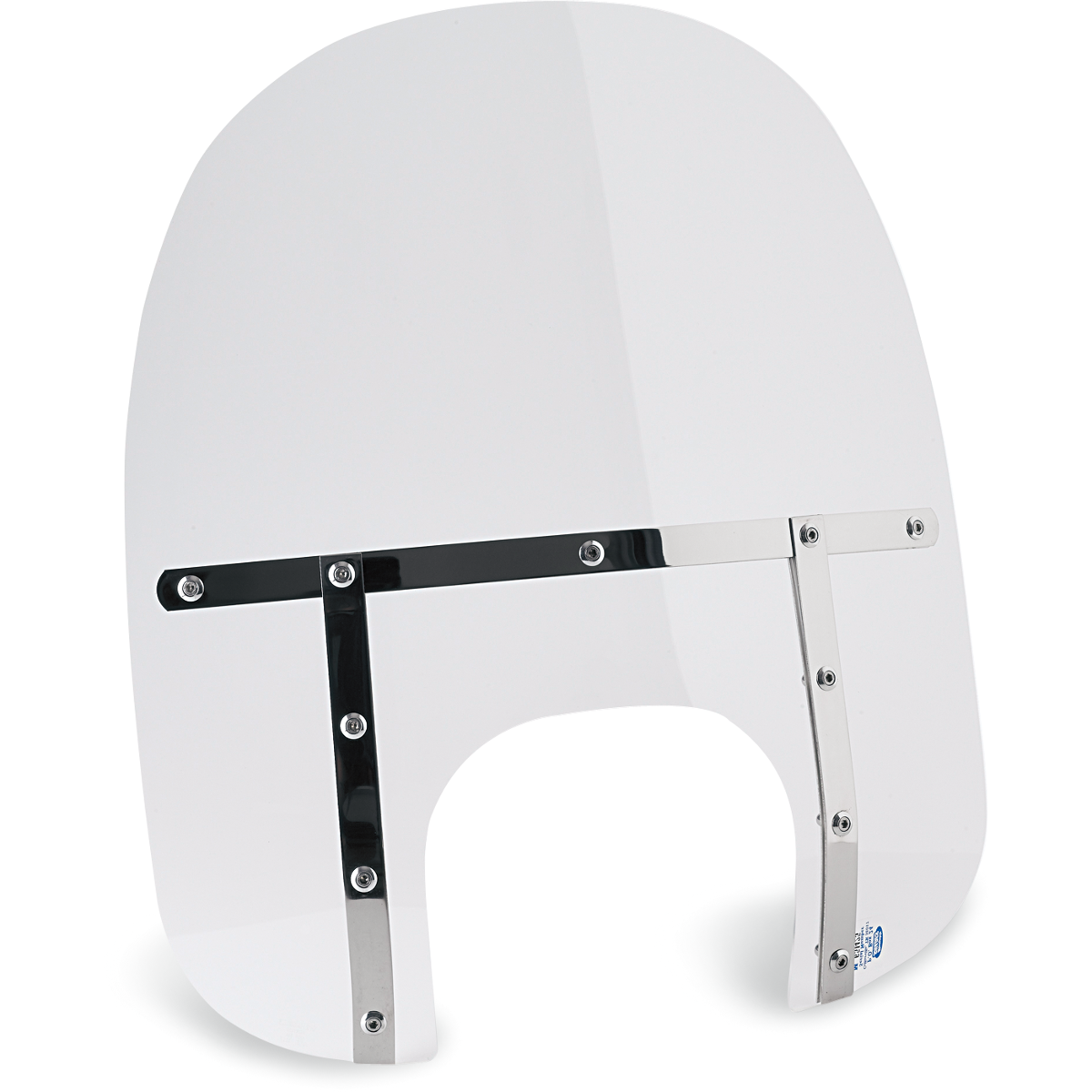 MEMPHIS SHADES - Memphis Fats Windshield Big Headlight Cutout - 17" - Clear - MetalCore Harley Supply