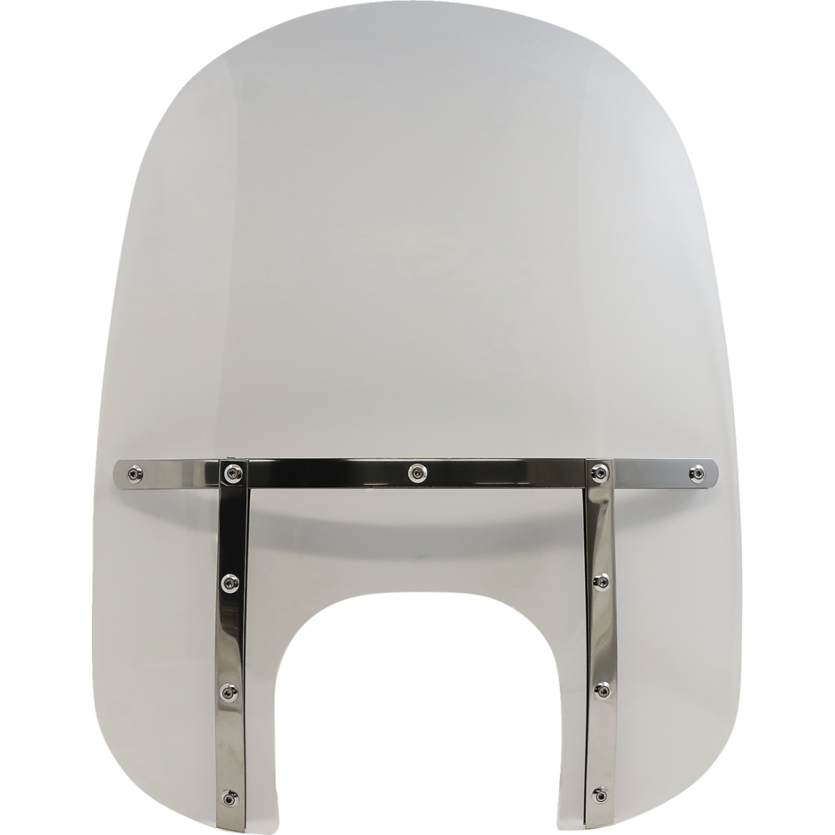 MEMPHIS SHADES - Memphis Fats Windshield Big Headlight Cutout - 19" - Clear - MetalCore Harley Supply