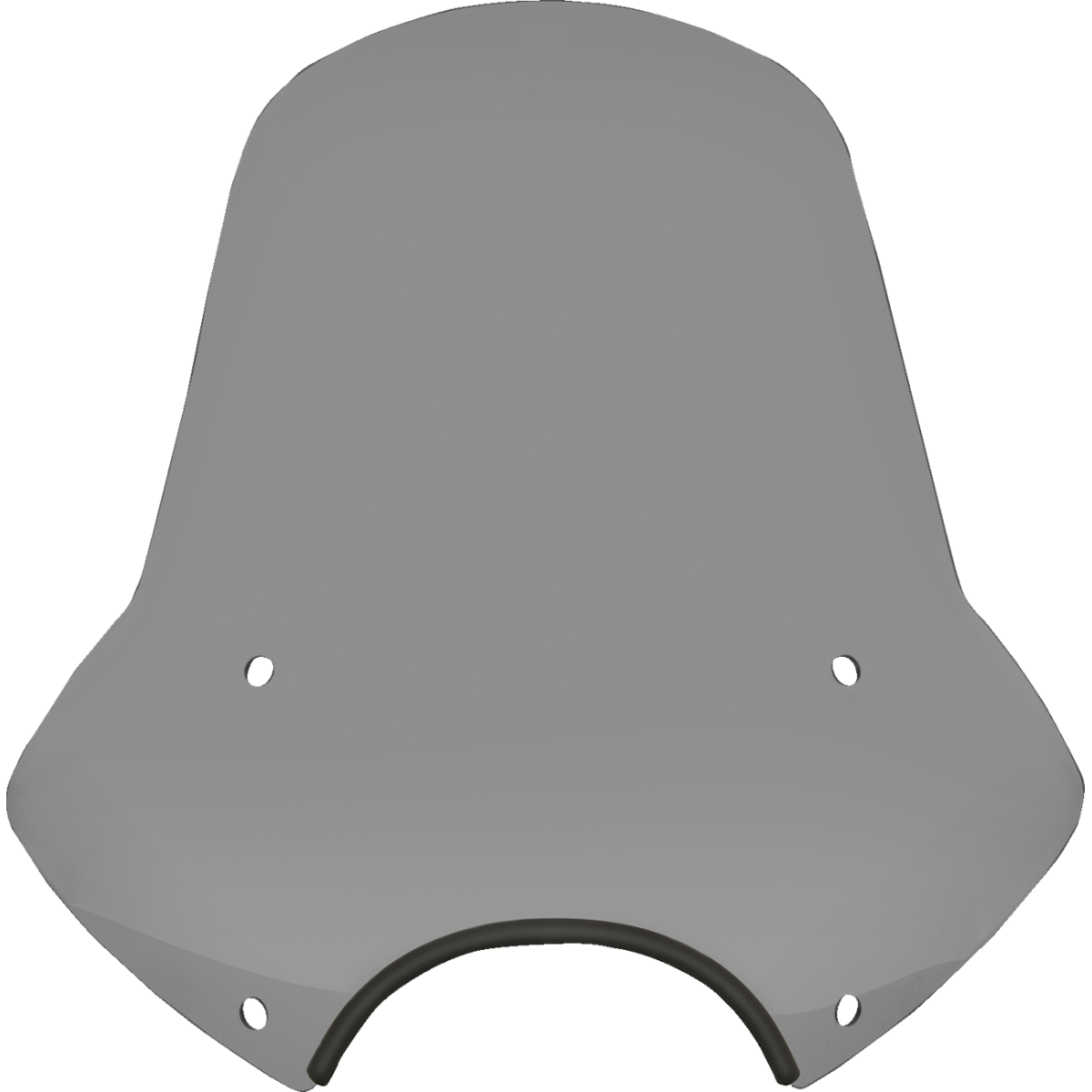 MEMPHIS SHADES - Speed Demon Sportshield - 9" - 19" - Black smoke - MetalCore Harley Supply
