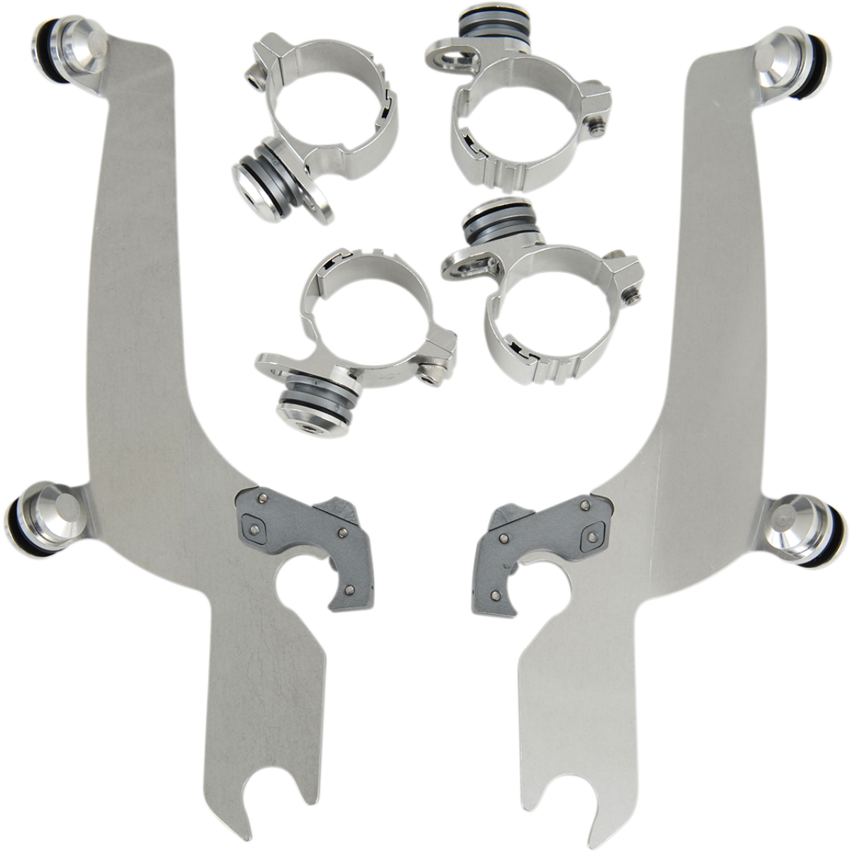 MEMPHIS SHADES - Sportshield Trigger-Lock Mount Kit - 84-13 FXST/FXSTD/FXSTB/FXS, 93-05 FXDWG, 80-86 FXWG, other wide fork...