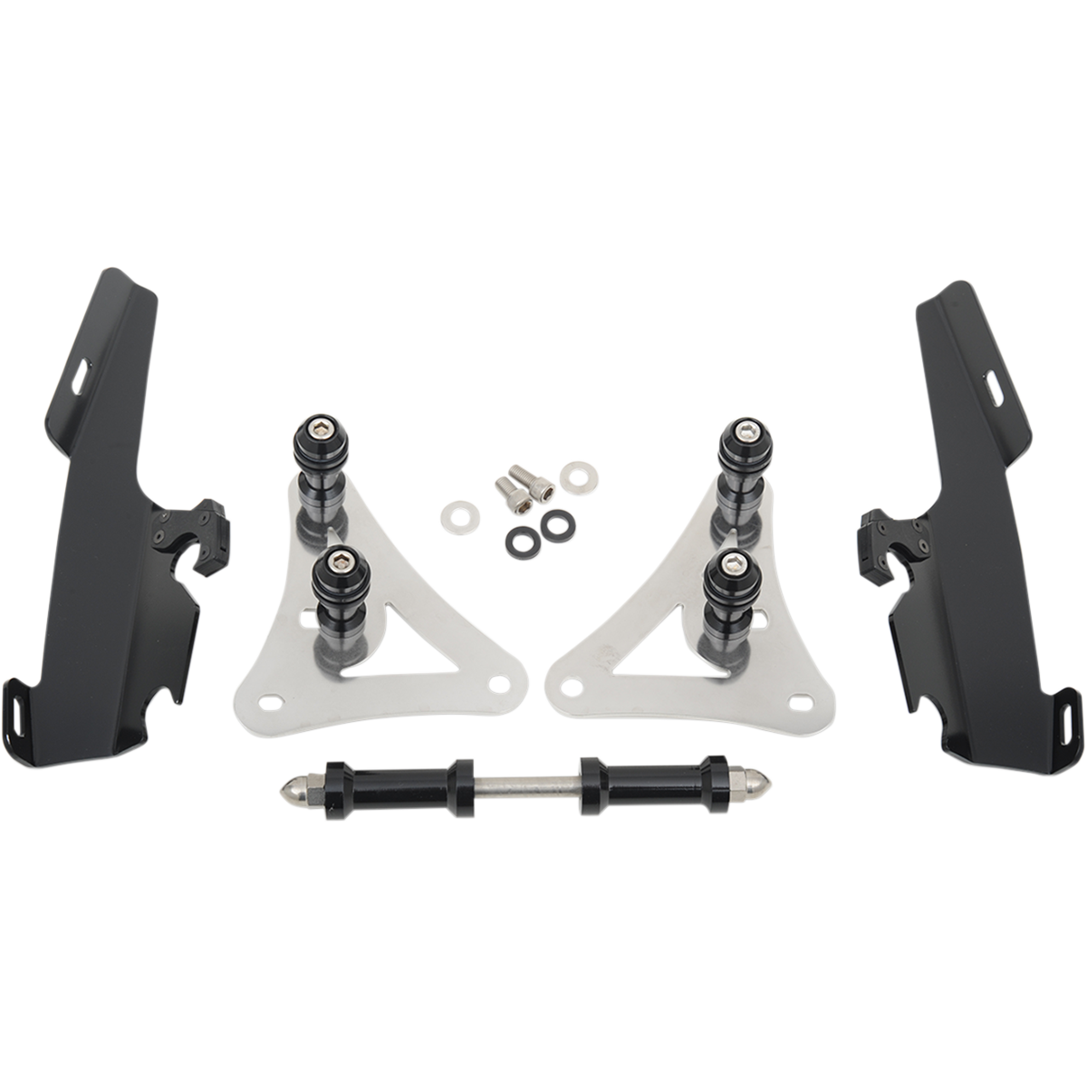 MEMPHIS SHADES - Fats and Slim Trigger-Lock Mount Kit - 88-07 FLSTSC/FXSTS Springer - Black - MetalCore Harley Supply