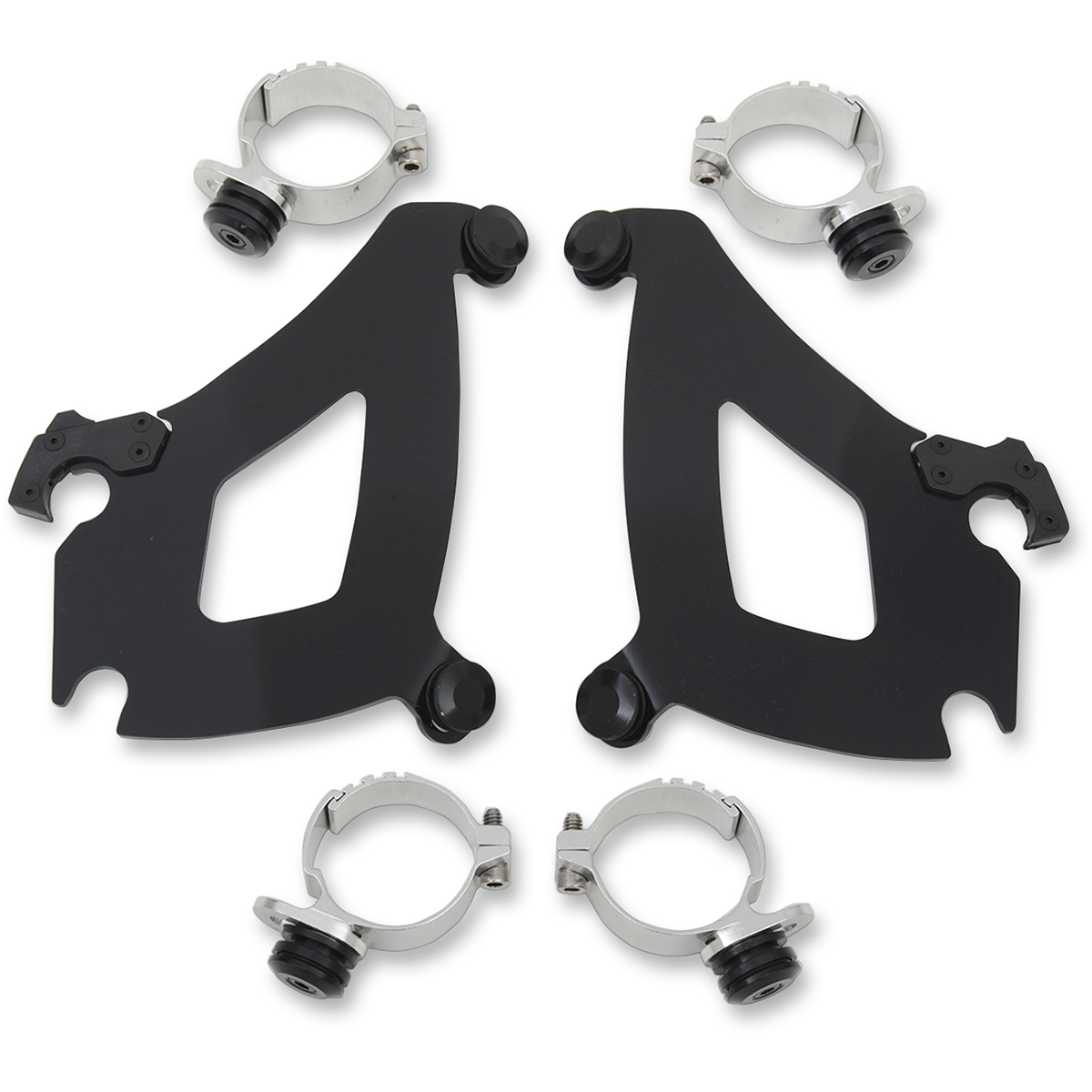 MEMPHIS SHADES - Bullet Trigger-Lock Mount Kit - '13-'17 FXSB (except FXSB-CVO) Black - MetalCore Harley Supply