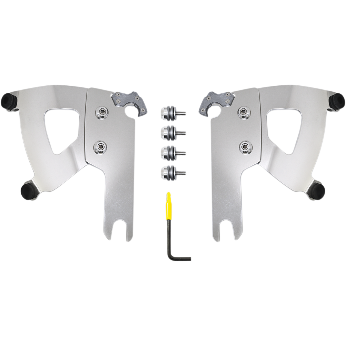MEMPHIS SHADES - Road Warrior Trigger-Lock Mount Kit - '18-'24 FLHRXS and '04-'07 FLHRS/FLHRSI Polished