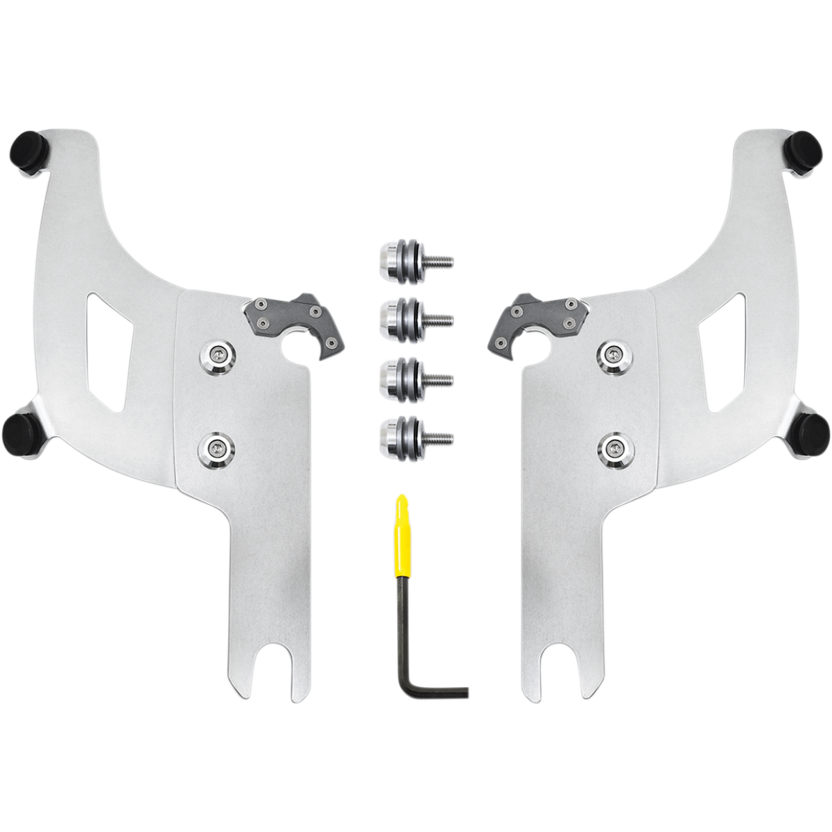 MEMPHIS SHADES - Bullet Trigger-Lock Mount Kit - '18-'23 FLHRXS and '04-'07 FLHRS/FLHRI Polished - MetalCore Harley Supply