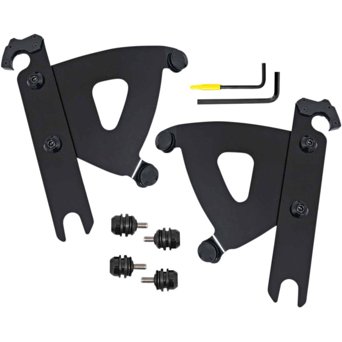 MEMPHIS SHADES - Road Warrior Trigger-Lock Mount Kit - '00-'17 FLSTC/FLSTF, '10-'16 FLSTFB, '12-'17 FLS, '16-'17 FLSS, #2